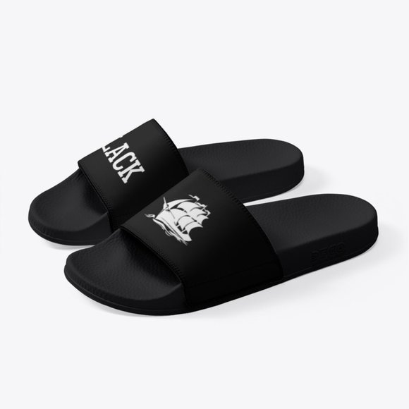 Black Summer Smiles, Fun and Boats Sandals main image 4